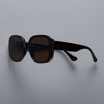 Women's Simply Vera Vera Wang Darbee 60mm Square Sunglasses