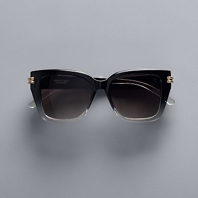 Women's Simply Vera Vera Wang Wilder 52mm Oversized Gradient Sunglasses
