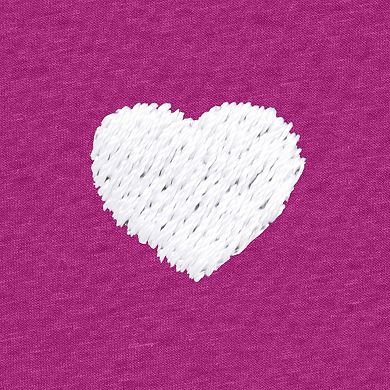 Dalix Womens Lil Heart Lightweight Everyday Tee