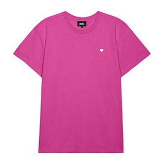 Dalix Womens Lil Heart Lightweight Everyday Tee