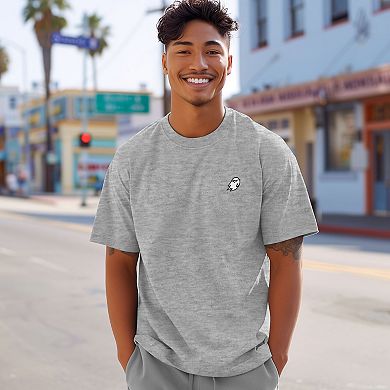 Dalix Mens Ghost Mode Heavy Weight Cotton Tee