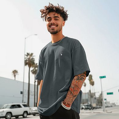 Dalix Mens Astronaut Heavy Weight Cotton Tee