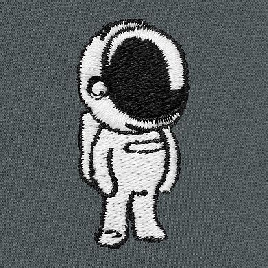 Dalix Mens Astronaut Heavy Weight Cotton Tee