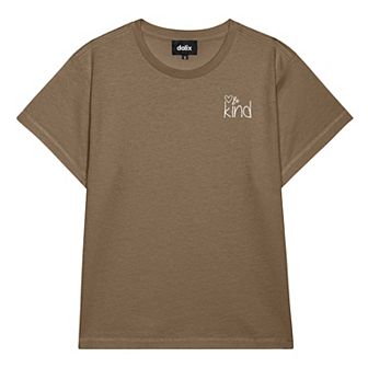 Dalix Womens Be Kind Light Weight High Waisted Tee