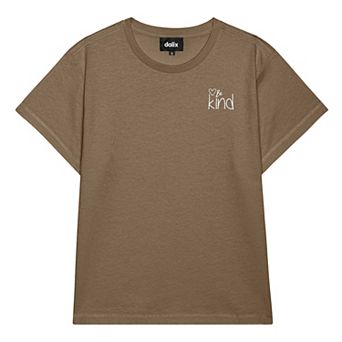 Dalix Womens Be Kind Light Weight High Waisted Tee