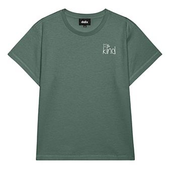 Dalix Womens Be Kind Light Weight High Waisted Tee