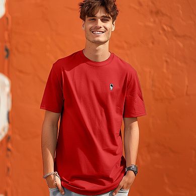 Dalix Mens Astronaut Heavy Weight Cotton Tee