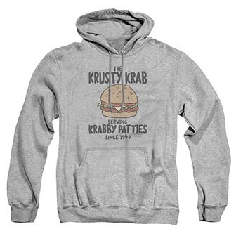 Big & Tall Spongebob Krabby Patties Graphic Pullover Hoodie