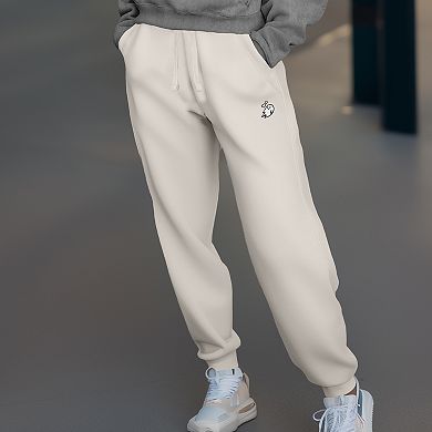 Dalix Womens Heartly Ghost Midweight Fleece Jogger Pant