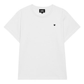 Dalix Womens Lil Heart Lightweight High Waisted Tee