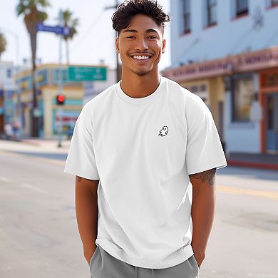 Dalix Mens Ghost Heavy Weight Cotton Tee