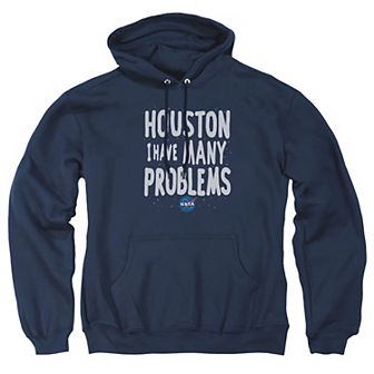 Big & Tall NASA Houston Can't Help Graphic Pullover Hoodie