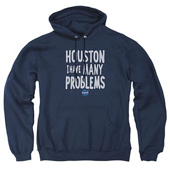Big & Tall NASA Houston Can't Help Graphic Pullover Hoodie