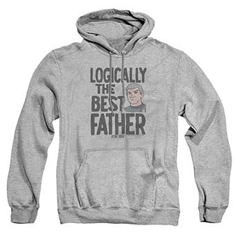 Big & Tall Star Trek Logically Best Father Graphic Pullover Hoodie