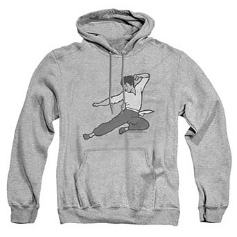 Big & Tall Bruce Lee Signature Move Graphic Pullover Hoodie