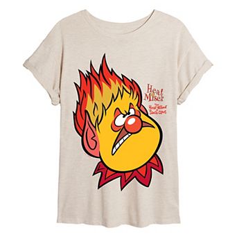 Juniors' The Year Without A Santa Claus Heat Miser Oversized Tee