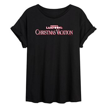 Juniors' National Lampoon's Christmas Vacation Oversized Tee