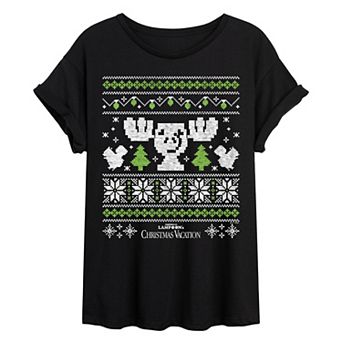 Juniors' National Lampoon's Christmas Vacation Oversized Tee