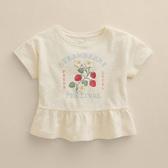 Girls 4-12 Little Co. by Lauren Conrad Relaxed Peplum Tee