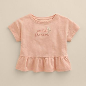 Girls 4-12 Little Co. by Lauren Conrad Relaxed Peplum Tee
