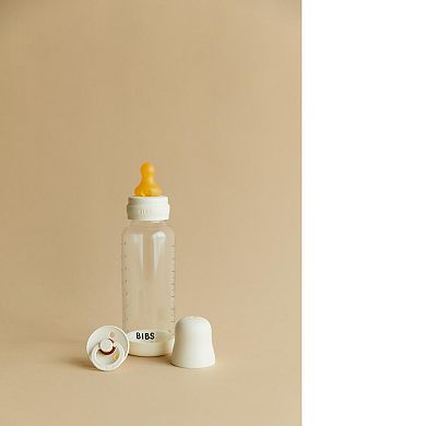 BIBS 4-oz. Glass Baby Bottle with Med Flow Latex Nipple