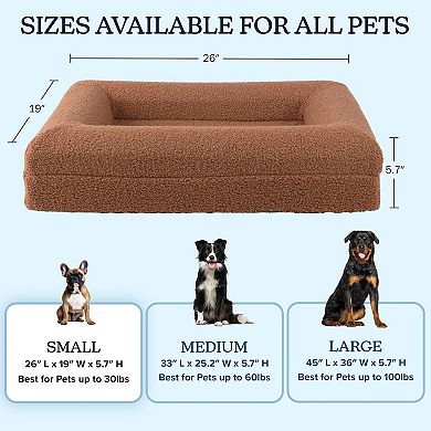PetMaker Bolster 45-in. Rectangular Pet Bed