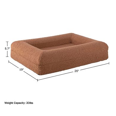 PetMaker Bolster 45-in. Rectangular Pet Bed