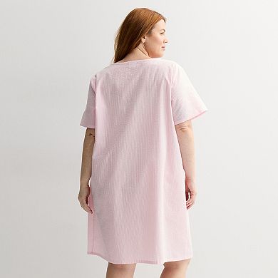 Plus Size Croft & Barrow® Woven Sleep Robe