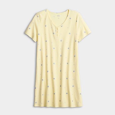 Women's Croft & Barrow® Textured Knit Sleepshirt