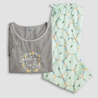 Women's Croft & Barrow® Capri Pajama Set