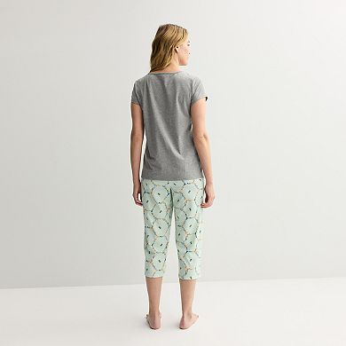 Women's Croft & Barrow® Capri Pajama Set