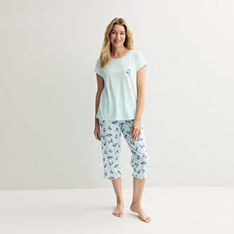 Women's Croft & Barrow® Capri Pajama Set