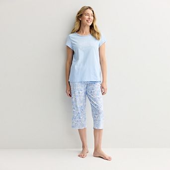 Women's Croft & Barrow® Capri Pajama Set