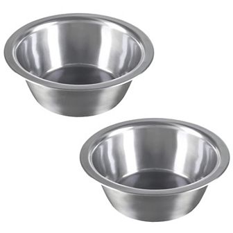 PetMaker Stainless Steel Hanging Dog Bowl 2 pc Set