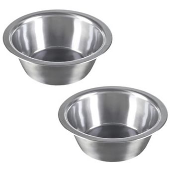PetMaker Stainless Steel Hanging Dog Bowl 2 pc Set