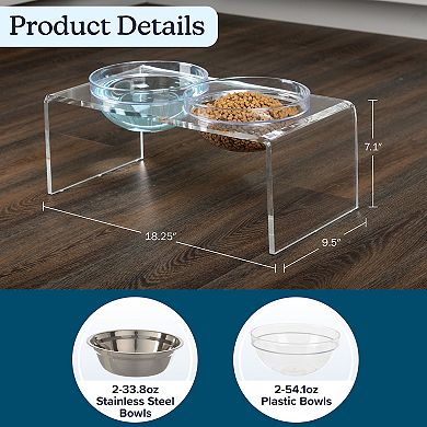PetMaker Elevated Pet Bowls 5-pc. Set