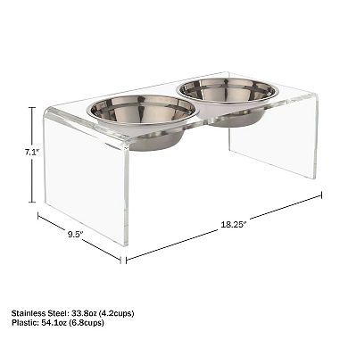 PetMaker Elevated Pet Bowls 5-pc. Set