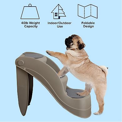 PetMaker 3-Step Pet Stairs for Small Dogs
