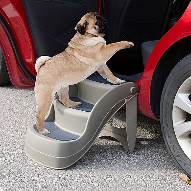 PetMaker 3-Step Pet Stairs for Small Dogs