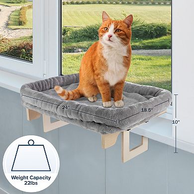 PetMaker Cat Window Perch with Bolster