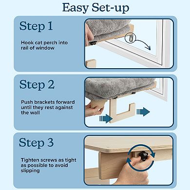 PetMaker Cat Window Perch with Bolster