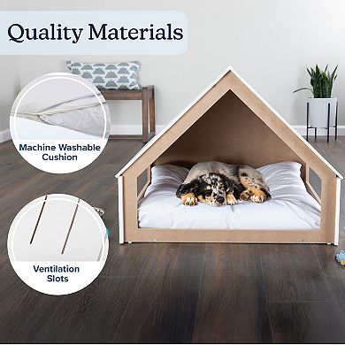 PetMaker Indoor Dog House with Removable Cushion