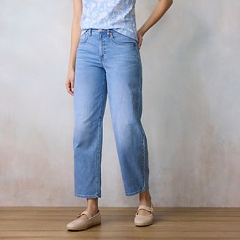 Women's LC Lauren Conrad High Rise Barrel Ankle Jeans