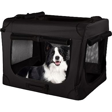 PetMaker Collapsible Dog Crate with Divider Panels