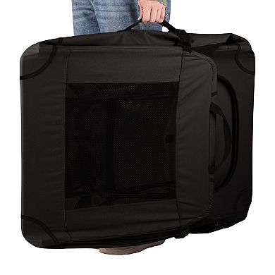 PetMaker Collapsible Dog Crate with Divider Panels