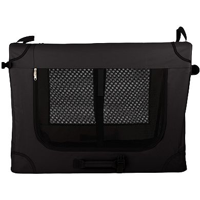 PetMaker Collapsible Dog Crate with Divider Panels