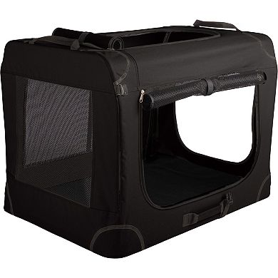PetMaker Collapsible Dog Crate with Divider Panels