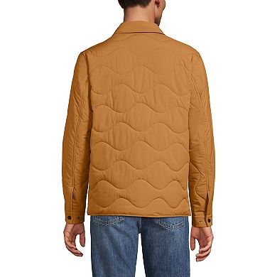 Men's Lands' End Insulated Onion Quilted Shirt Jacket