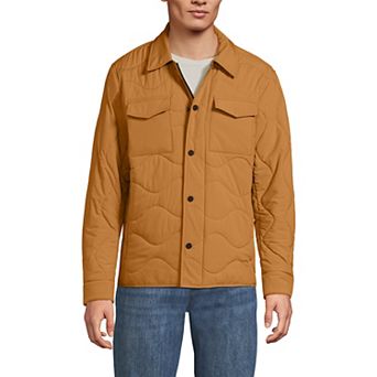 Men's Lands' End Insulated Onion Quilted Shirt Jacket