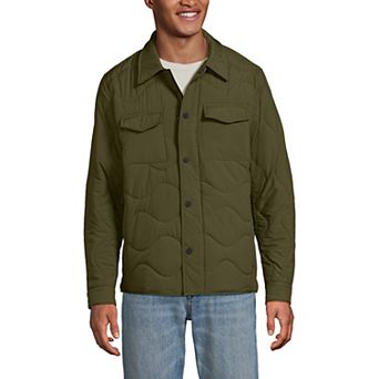 Men's Lands' End Insulated Onion Quilted Shirt Jacket